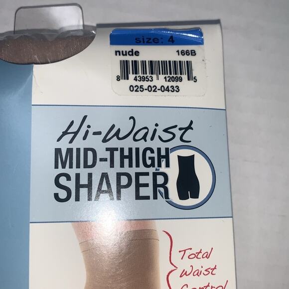 SPANX - Assets by Sara Blakely‎ Hi-Waist Mid-Thigh Shaper Nude Size 4 - Picture 8 of 11